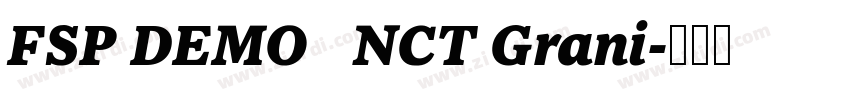 FSP DEMO   NCT Grani字体转换